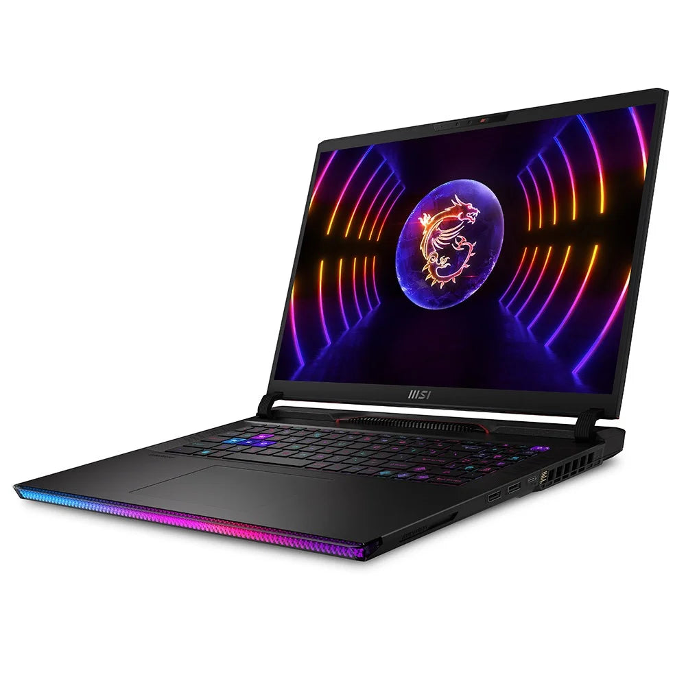 MSI RAIDER GE78HX — I7 13700HX RTX 4070 8GB TDP 140W 17.3" QHD 2K 2560x1600 240HZ 16GB DDR5 5600MhZ 1.5TB – NUEVO OPEN BOX