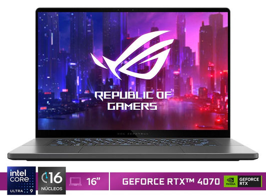 ASUS ROG ZEPHYRUS G16 INTEL CORE ULTRA 9 32 GB RAM 1 TB SSD NVIDIA RTX 4070 IMPORTACION 15-20 DIAS HABILES