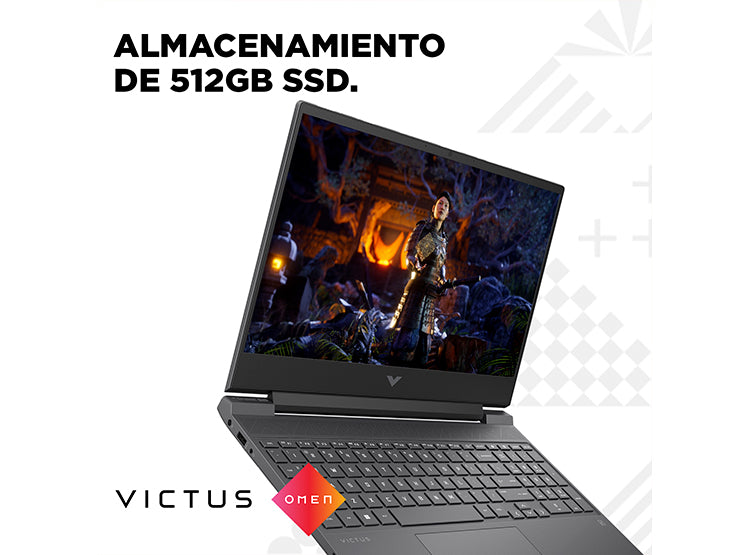 HP Victus 15-FA0025LA Intel Core i5-12450H 8GB RAM 512GB SSD RTX 3050 15,6" FHD 144Hz IMPORTACION 15-20 DIAS HABILES