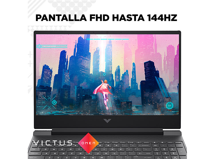 HP Victus 15-FA0025LA Intel Core i5-12450H 8GB RAM 512GB SSD RTX 3050 15,6" FHD 144Hz IMPORTACION 15-20 DIAS HABILES