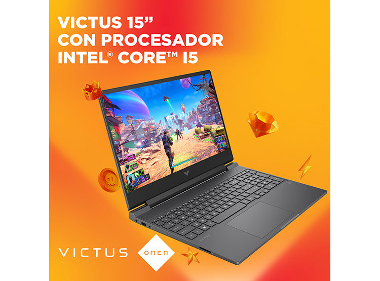 HP Victus 15-FA0025LA Intel Core i5-12450H 8GB RAM 512GB SSD RTX 3050 15,6" FHD 144Hz IMPORTACION 15-20 DIAS HABILES