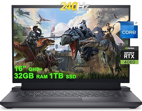 Dell G16 7630 QHD+ 165Hz 3ms Intel Core i9-13900HX 16GB DDR5 RAM 1TB SSD NVIDIA GeForce RTX 4070 8GB GDDR6 Sombra nocturna IMPORTACION 15 a 20 días hábiles