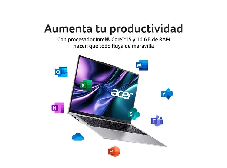 ACER ASPIRE LITE AL16-52P-589Y-1 INTEL CORE I5 16 GB RAM 512 GB SSD 16" OPEN BOX