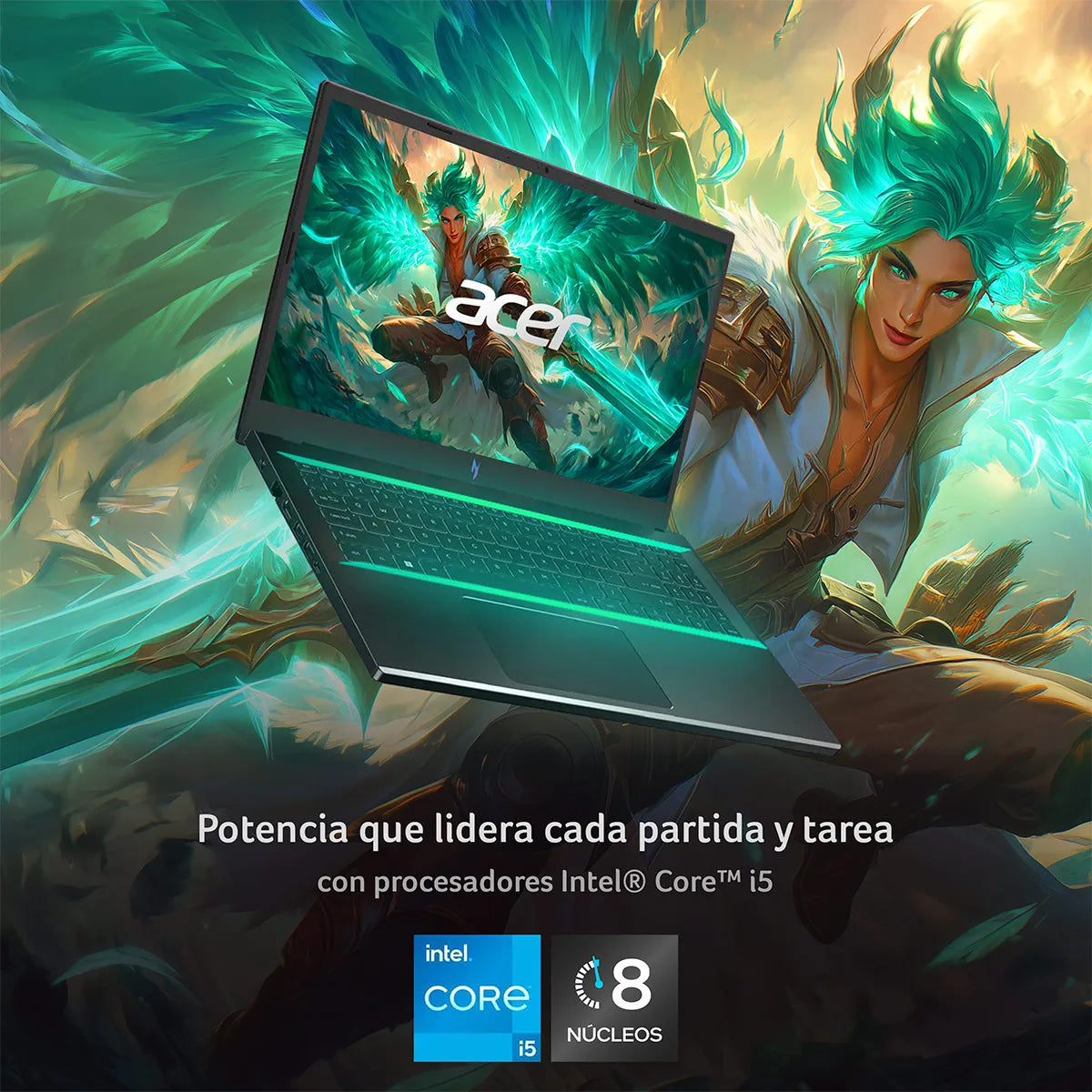 ACER NITRO V ANV15-51-53TQ-1 INTEL CORE I5 16 GB RAM 512 GB SSD NVIDIA RTX 3050 15.6 OPEN BOX