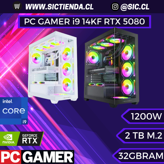 PC GAMER RTX 5080, Intel Core i9-14900KF, 32GB DDR5, 2TB M.2 – ARMADO 4-5 DÍAS