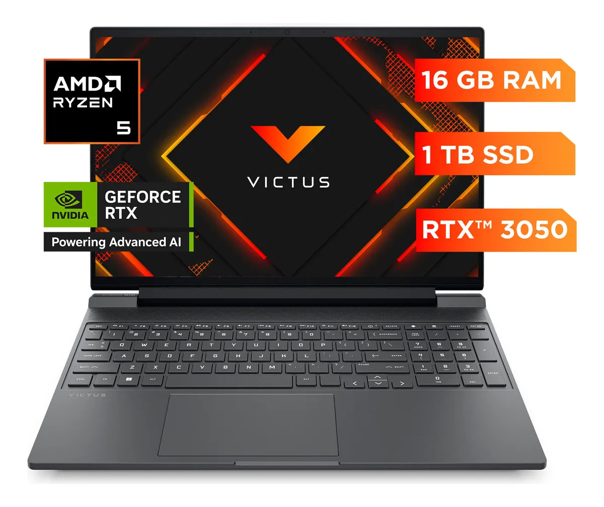 HP Victus 15-fb3015la - AMD Ryzen 5 - NVIDIA GeForce RTX 3050  - 16GB RAM - 1TB SSD