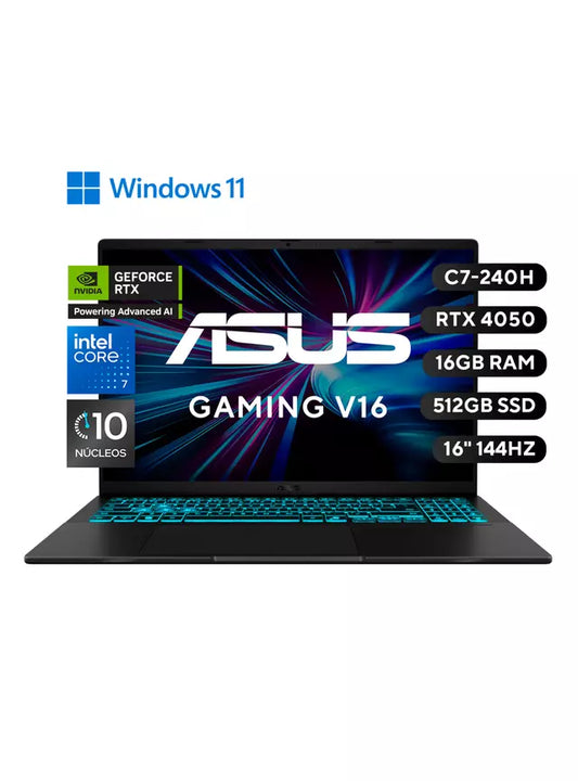 ASUS Gaming V16 V3607 - Intel Core 7 - NVIDIA GeForce RTX 4050 - 16GB RAM - 512GB SSD