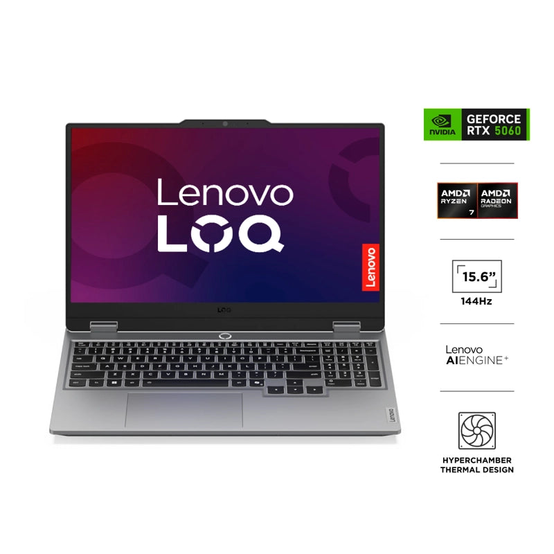 Lenovo LOQ Gen 10 - AMD Ryzen 7  -  NVIDIA GeForce RTX 5060 - 16GB RAM - 512GB SSD - (OPEN BOX)