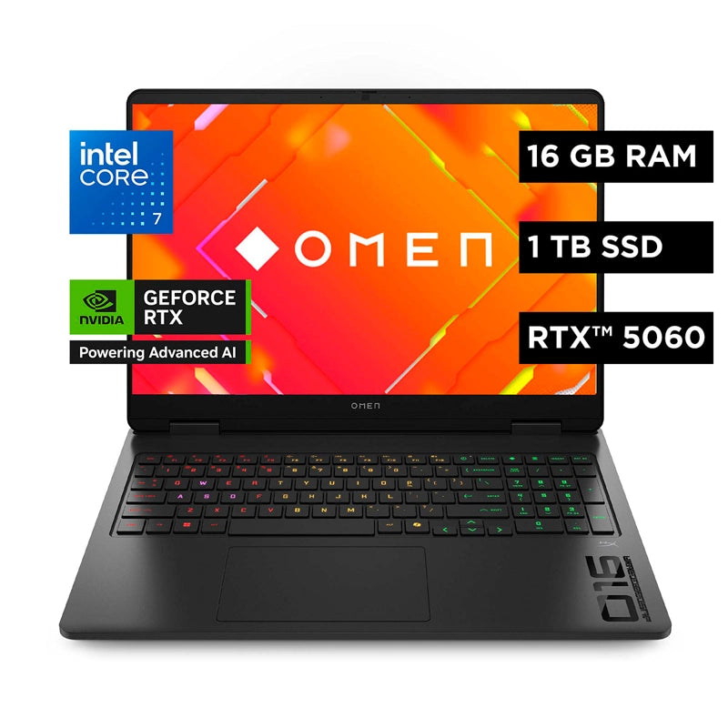 HP Omen 16-am0018la - Intel Core i7 - NVIDIA GeForce RTX 5060 - 16GB RAM - 1TB SSD