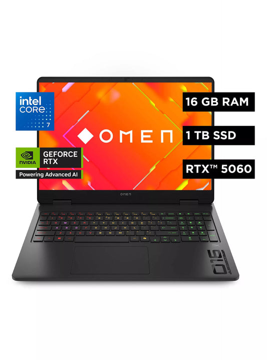 HP OMEN 16” Gaming 2K 144Hz - AMD Ryzen 9 - NVIDIA GeForce RTX 5060 - 32GB RAM - 1TB SSD