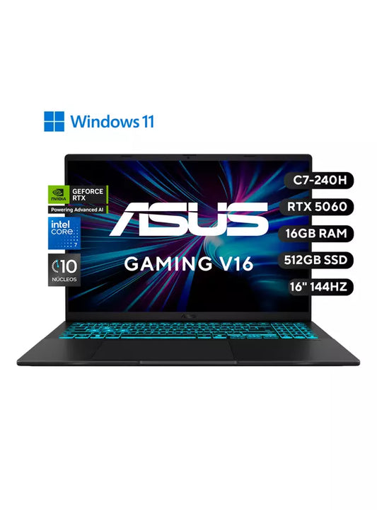 ASUS V16 Gaming Intel Core 7 NVIDIA RTX 5060 16GB RAM 512GB SSD (OPEN BOX)