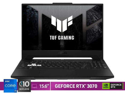 ASUS TUF DASH F15 FX517ZR INTEL CORE I7 16 GB RAM 512 GB SSD NVIDIA RTX 3070 15.6 OPEN BOX EXHIBICION