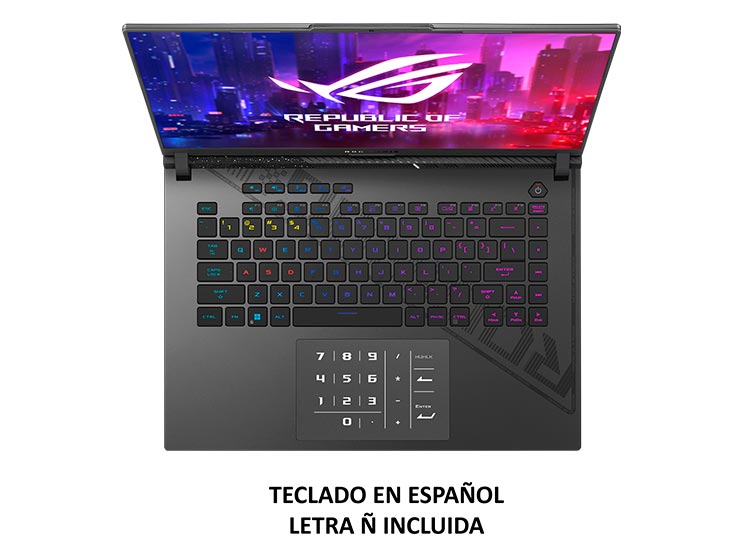 ASUS ROG STRIX G16 G614JVR-N3107W INTEL CORE I9 16GB RAM 1TB SSD NVIDIA RTX 4060 16" NUEVO OPEN BOX