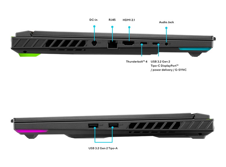 ASUS ROG STRIX G16 G614JVR-N3107W INTEL CORE I9 16GB RAM 1TB SSD NVIDIA RTX 4060 16" NUEVO OPEN BOX