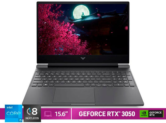 HP Victus 15-FA0025LA Intel Core i5-12450H 8GB RAM 512GB SSD RTX 3050 15,6" FHD 144Hz IMPORTACION 15-20 DIAS HABILES