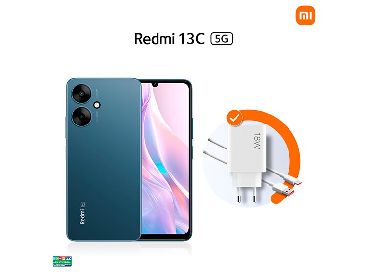 CELULAR XIAOMI REDMI 13C 5G 256GB 8GB RAM 50MP 6.7" OPEN BOX