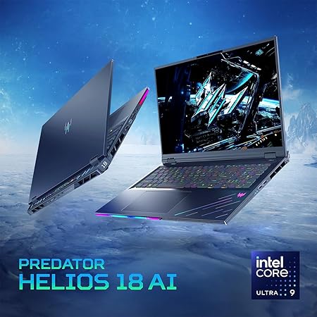 Acer Predator Helios 18 AI 2025 | Intel Core Ultra 9 275HX | RTX 5080 16GB | MiniLED QHD+ | 32GB RAM DDR5 | 1TB SSD Gen 5