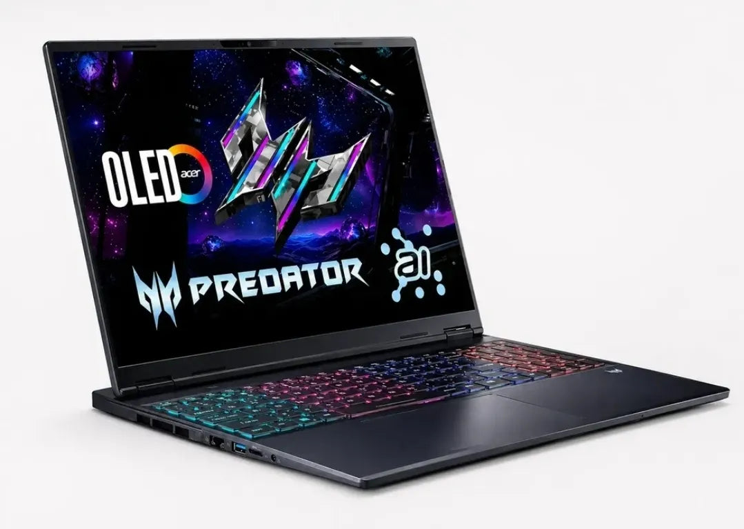Acer Predator Helios 16S OLED 2025 | Intel Core Ultra 9 275HX | RTX 5070 Ti 12GB | OLED 240Hz | 32GB RAM DDR5 | 1TB SSD Gen 4