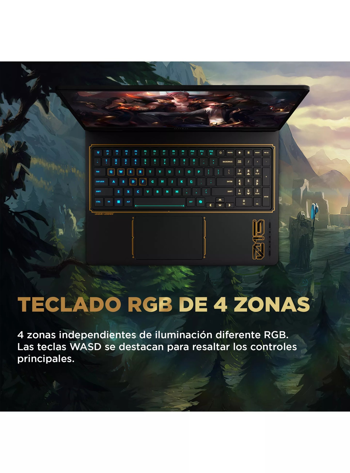 HP OMEN - League of Legends Ltd Ed 16" 2K Gaming Intel Core i7 14650HX - 32GB RAM - NVIDIA GeForce RTX 5060 - 1TB SSD - Shadow Black NUEVO OPEN BOX