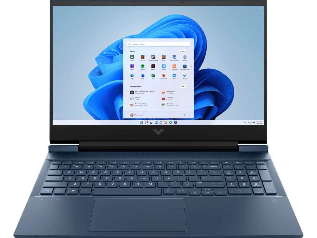 HP Victus 16 (RTX 3060) – Intel Core i7-11800H / NVIDIA GeForce RTX 3060 6GB / 16GB DDR4 3200 / SSD 1TB NVMe (Grado A)