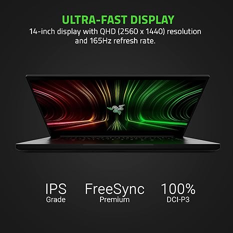 Razer Blade 14 AMD Ryzen 9 5900HX, NVIDIA GeForce RTX 3070, 14" QHD 165Hz, 16GB RAM, 1TB SSD