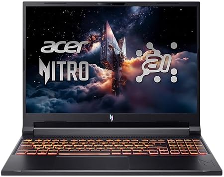 Acer Nitro V 16 AI | AMD Ryzen 7 350 | RTX 5060 8GB | 180Hz | 16GB RAM DDR5 | 1TB SSD