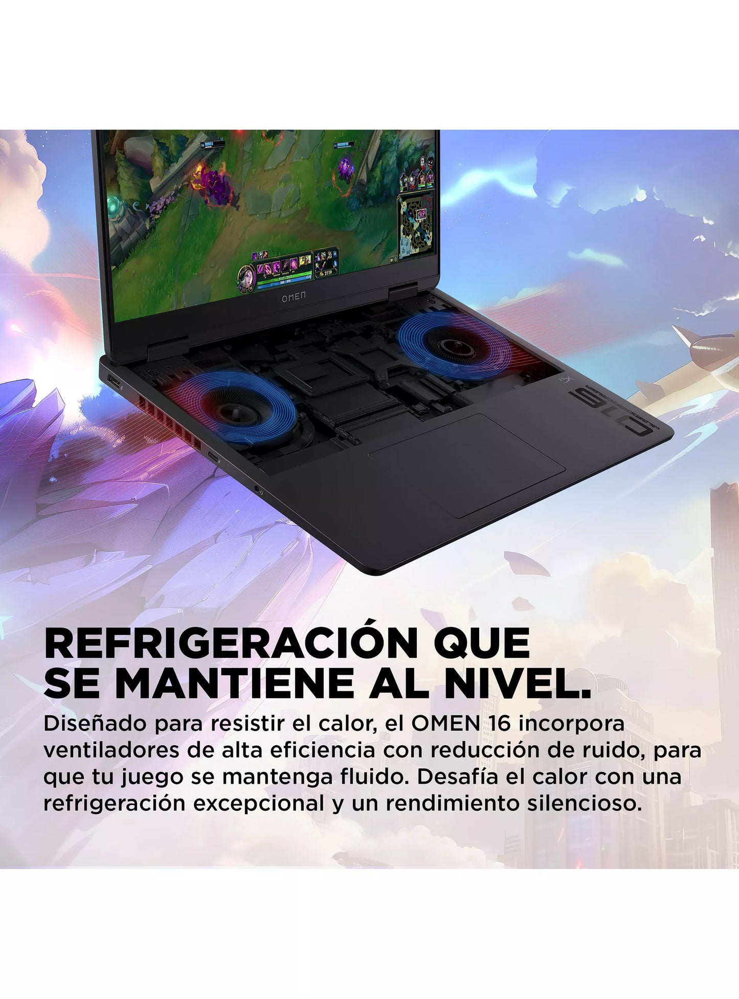 HP OMEN 16” Gaming 2K 144Hz - AMD Ryzen 9 - NVIDIA GeForce RTX 5060 - 32GB RAM - 1TB SSD