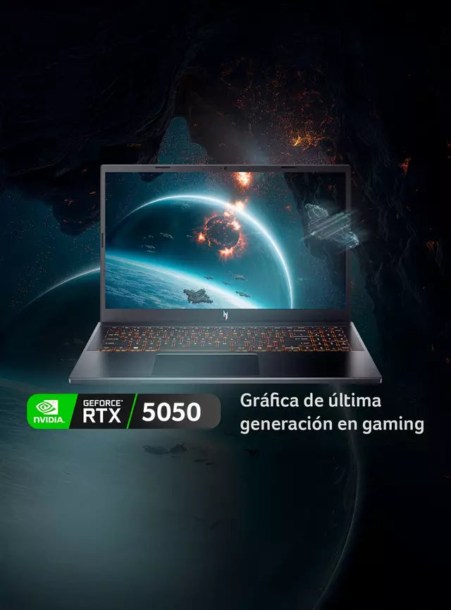 Acer ANV15-52-73S9-1 - Intel Core i7 - NVIDIA GeForce RTX 5050 - 24GB RAM - 512GB SSD