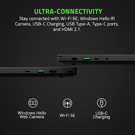 Razer Blade 14 AMD Ryzen 9 5900HX, NVIDIA GeForce RTX 3070, 14" QHD 165Hz, 16GB RAM, 1TB SSD