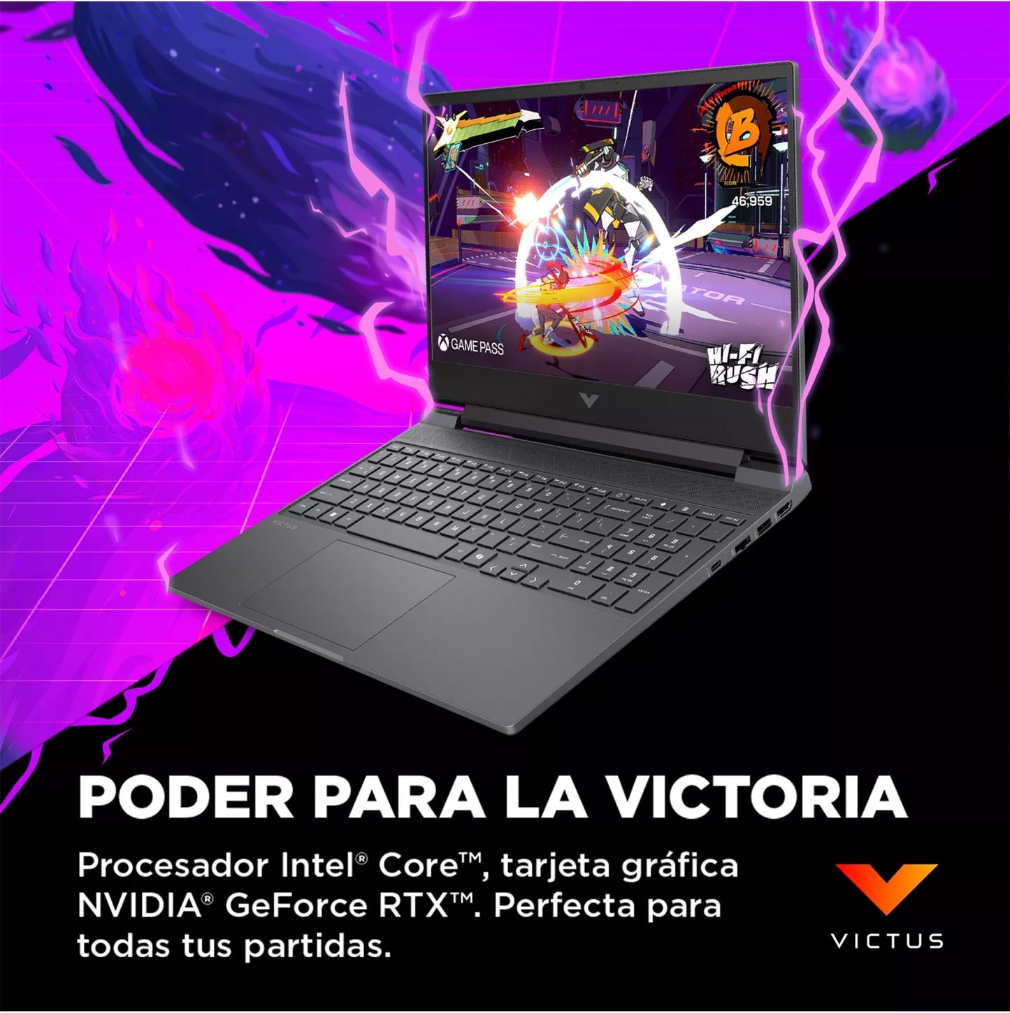 HP Victus 15-fa2019la - Intel Core i7 - NVIDIA GeForce RTX 3050 - 16GB RAM - 1TB SSD