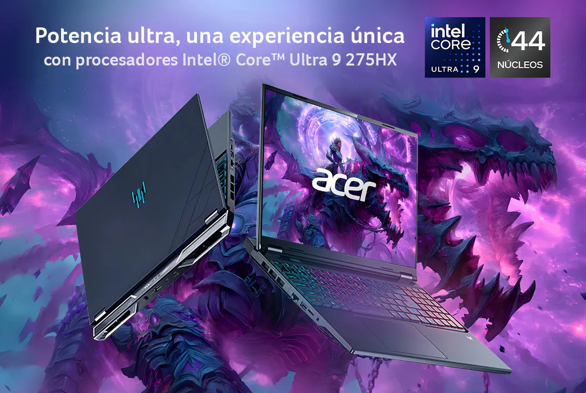 Acer Predator Helios 16S OLED 2025 | Intel Core Ultra 9 275HX | RTX 5070 Ti 12GB | OLED 240Hz | 32GB RAM DDR5 | 1TB SSD Gen 4