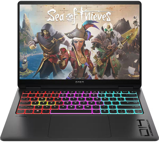 HP OMEN TRASCEND 14 OLED — ULTRA 7 255H RTX 5060 8GB DDR7 14" 2.8K 120Hz 2880x1800 OLED 32GB DDR5 7467MhZ 1TB SSD – NUEVO OPEN BOX