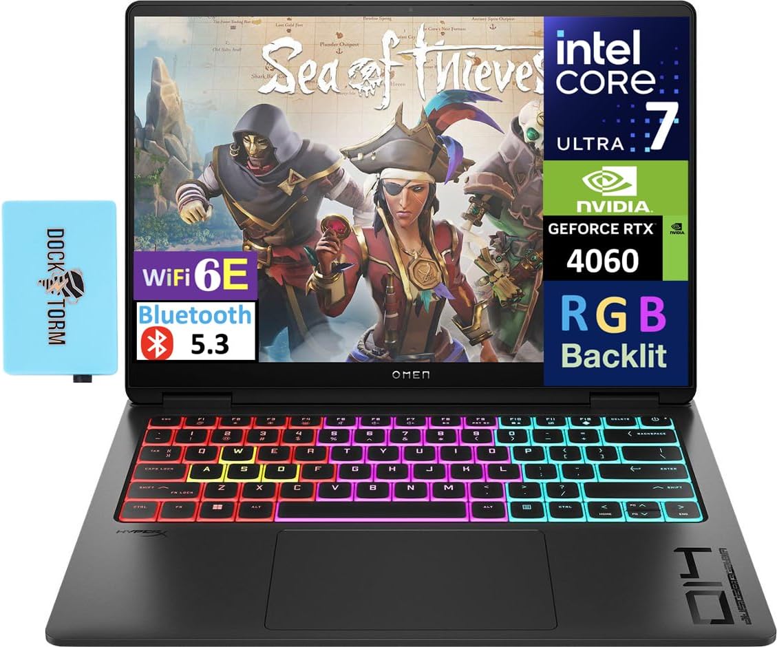 HP OMEN 14-fb0001la, Intel Core Ultra 7 155H, Nvidia RTX 4060, RAM 16GB, SSD 1TB NUEVO OPEN BOX IMPORTACION 15-20 DIAS HABILES