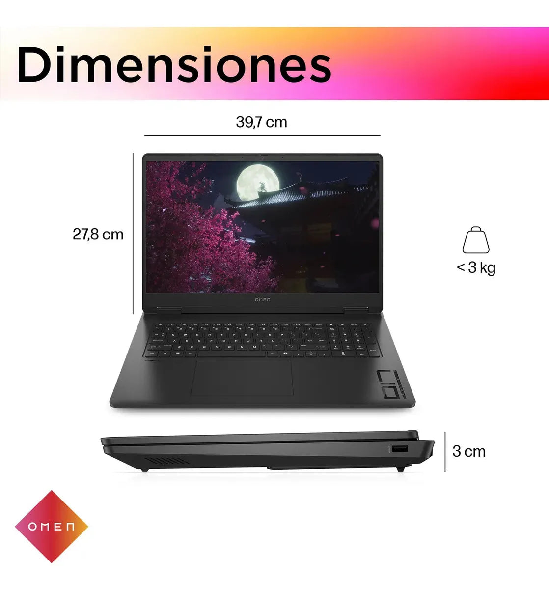 HP Omen 17-db0009la AMD Ryzen 9 8945HS RAM 32GB DDR5-5600 NVIDIA GeForce RTX 4060 8GB 1TB SSD
