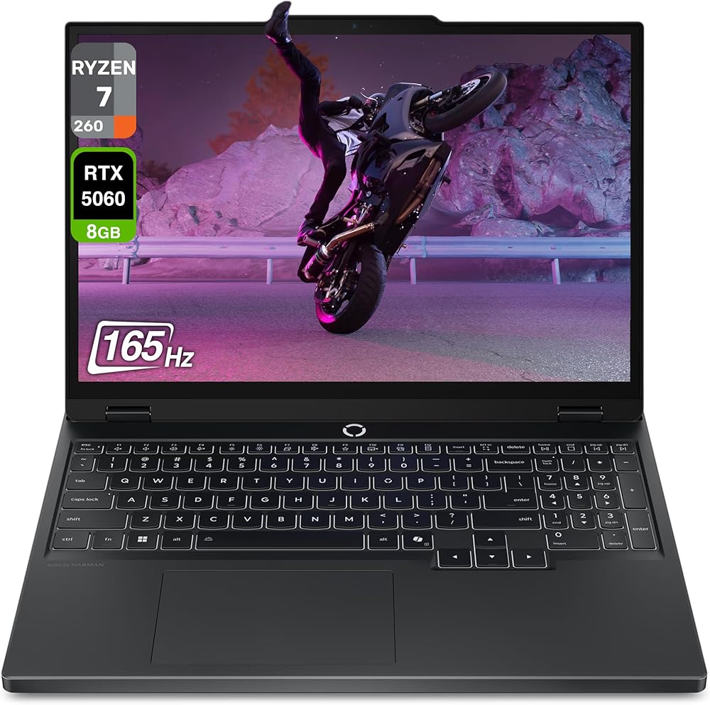 Lenovo Legion 5 Gen 10 Gaming Laptop, AMD Ryzen 7-260, 16 GB DDR5 RAM, 512 GB - Nuevo Open Box IMPORTACION 15-20 DIAS HABILES