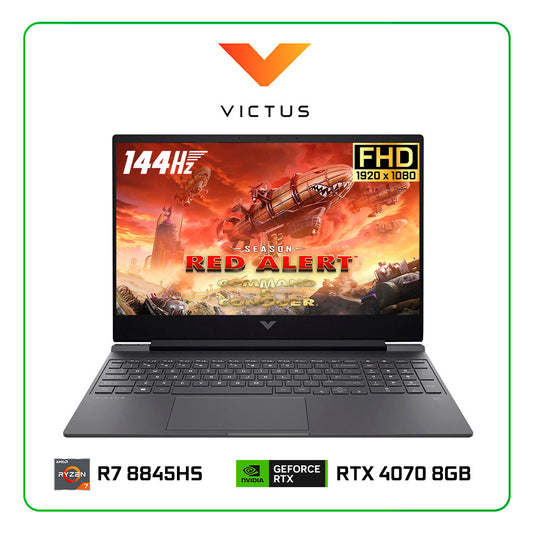 HP Victus 16 / A1SV3UA - AMD Ryzen 7 8845HS - RAM 16GB 5600MHZ - SSD M.2 512GB - RTX 4070 (8 GB) - LED 16.1" 144 Hz IMPORTACION 15 A 20 DIAS HABILES