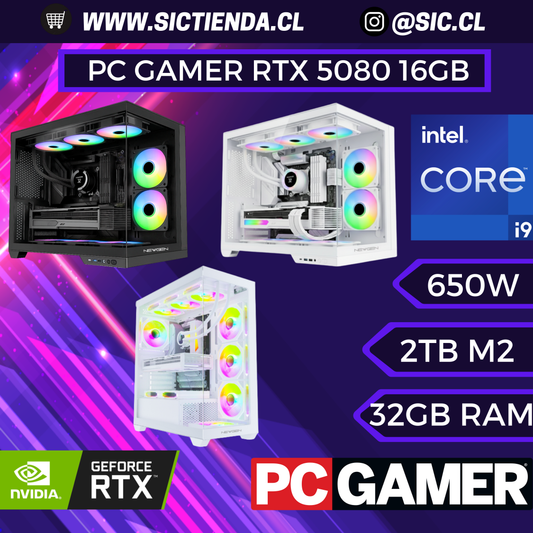 PC Gamer | RTX 5080 16GB | i9-14900KF | 32GB DDR5 | 2TB SSD NVMe