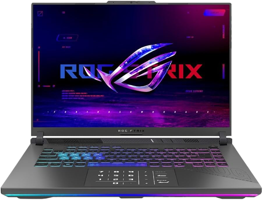 ASUS ROG Strix 16 (2025 – Ryzen) – AMD Ryzen 9 8940HX / 16GB DDR5 5200MHz / RTX 5070 Ti 12GB (140W) / 1TB SSD (Nuevo Open Box)