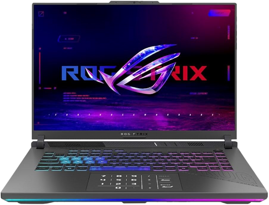 ASUS ROG Strix 16 (2025 – Ryzen) – AMD Ryzen 9 8940HX / 16GB DDR5 5200MHz / RTX 5070 Ti 12GB (140W) / 1TB SSD (Nuevo Open Box)