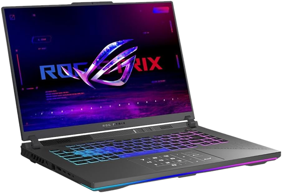 ASUS ROG Strix 16 (2025 – Ryzen) – AMD Ryzen 9 8940HX / 16GB DDR5 5200MHz / RTX 5070 Ti 12GB (140W) / 1TB SSD (Nuevo Open Box)