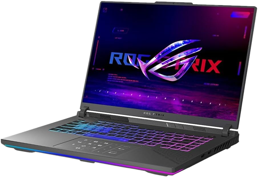 ASUS ROG Strix G16 (2025 – Ryzen) – AMD Ryzen 9 8940HX / 16GB DDR5 5200MHz / RTX 5070 Ti 12GB (140W) / 1TB SSD (Nuevo Open Box)