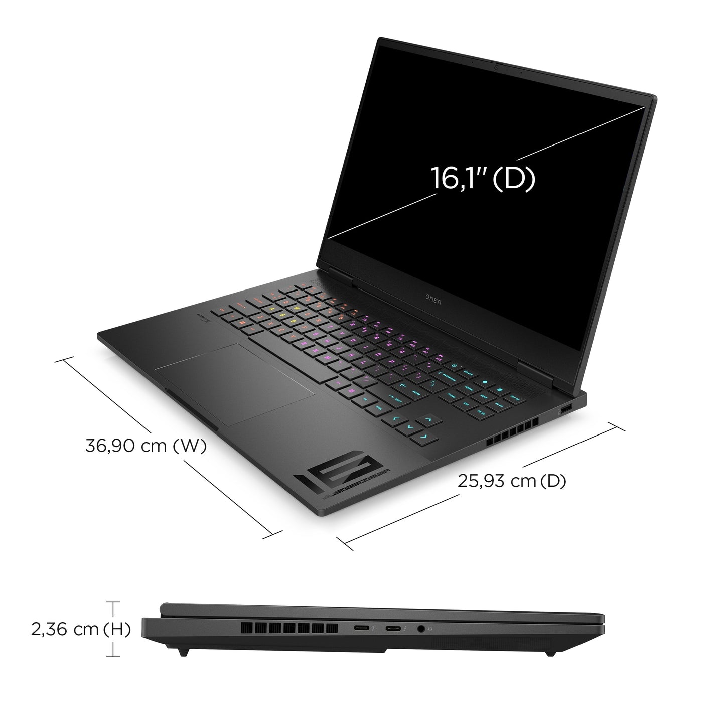 HP OMEN 16 — i7 14700HX 16GB RAM 16.1" 165Hz SSD 1TB rtx 4070 8gb – NUEVO OPEN BOX