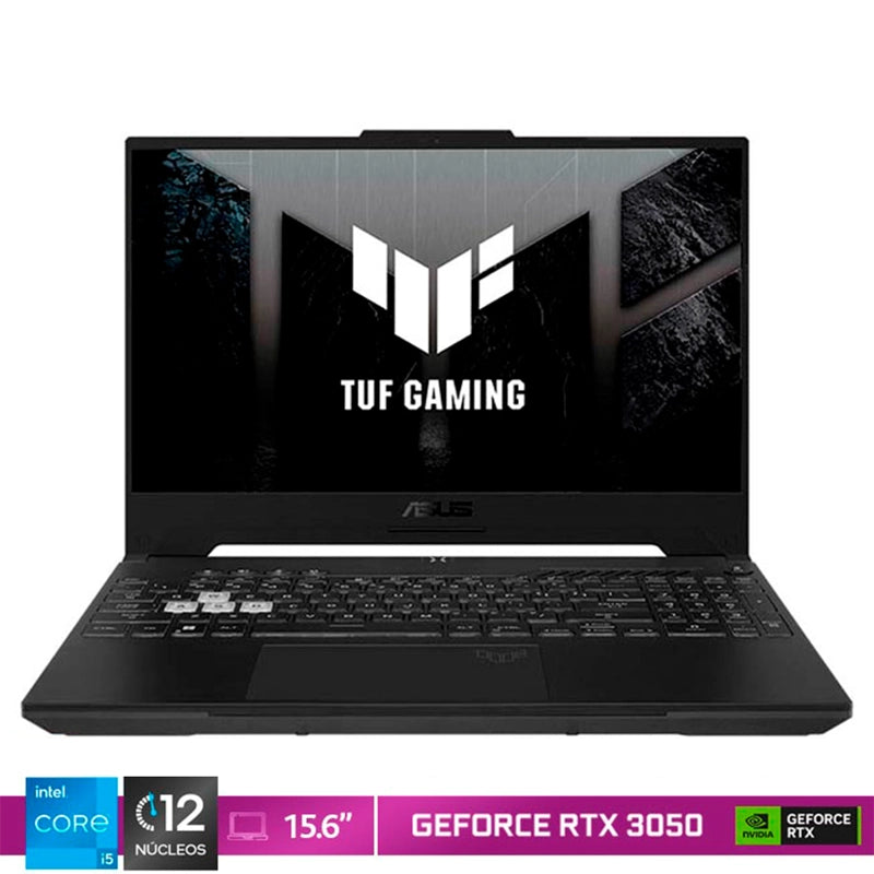 ASUS TUF F15 – i5-12500H, RTX 3050, 16GB RAM, 512GB SSD, 15.6” 144Hz OPEN BOX EXHIBICION