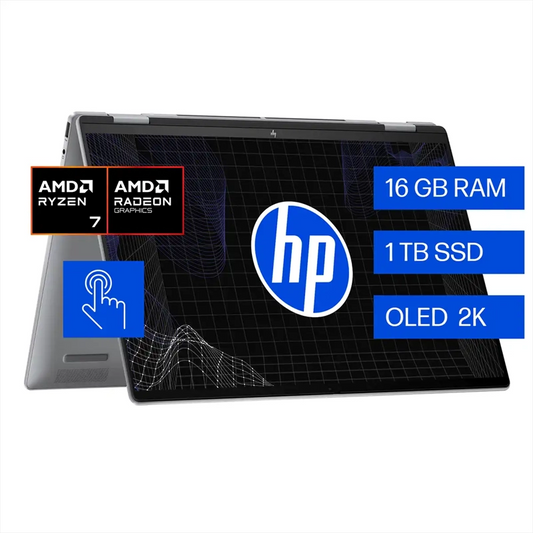 HP ENVY X360 16-AD0003LA AMD RYZEN 7 16 GB RAM 1 TB SSD PANTALLA TOUCH 16" – NUEVO OPEN BOX