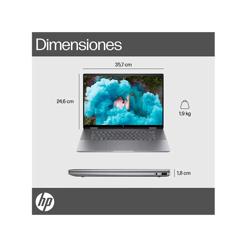 HP ENVY X360 16-AD0003LA AMD RYZEN 7 16 GB RAM 1 TB SSD PANTALLA TOUCH 16" – NUEVO OPEN BOX