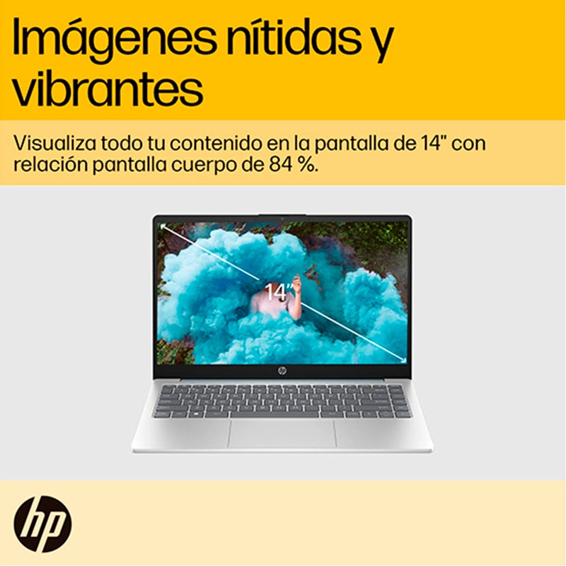 HP 14-EM0017LA AMD RYZEN 5 7520U 8GB RAM 512GB SSD 14” GRADO A