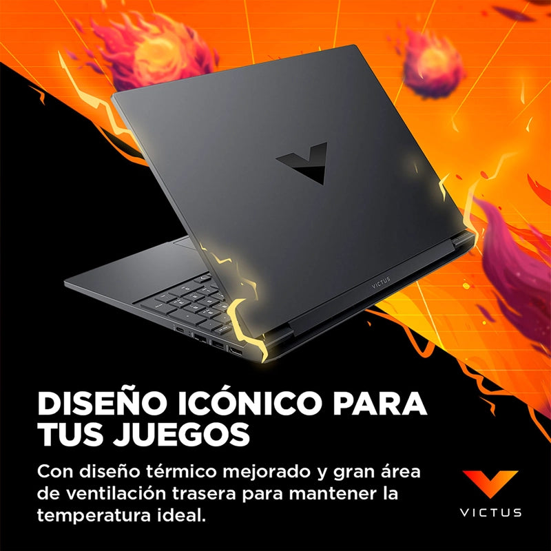 NOTEBOOK HP GAMER VICTUS 15-FB3000LA AMD RYZEN 5 16GB RAM 512GB SSD NVIDIA RTX 3050 15.6”