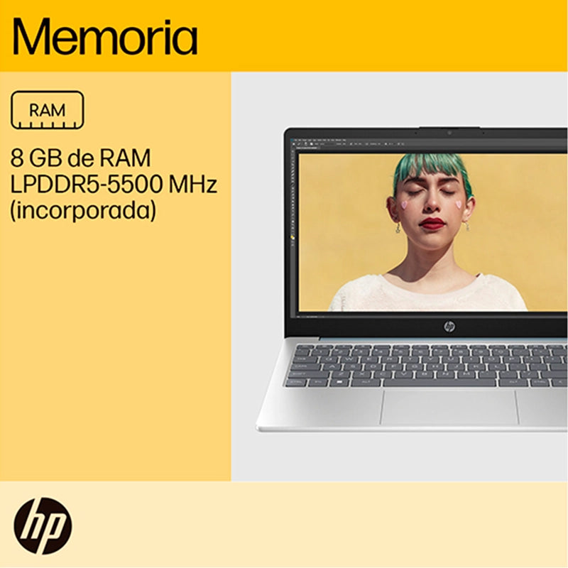 HP 14-EM0017LA AMD RYZEN 5 7520U 8GB RAM 512GB SSD 14” GRADO A